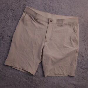 Bylt Shorts Mens Extra Large Kinetic Performance Stretch Golf Athleisure Beige